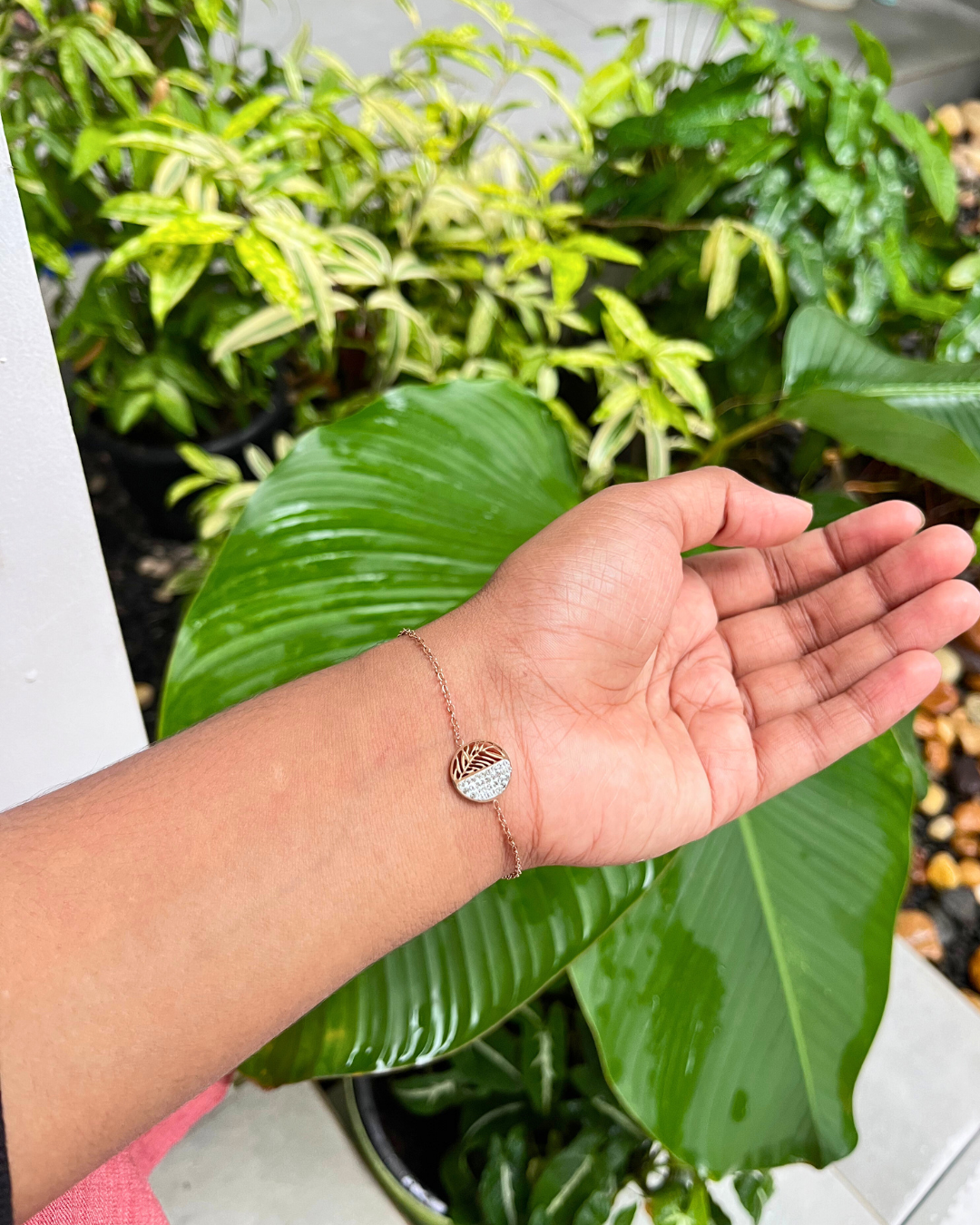 Rose Gold-Plated Wraparound Bracelet